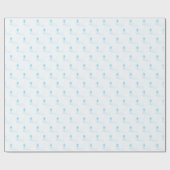 Personaliseer, Blue Boy First Heilige Communitykru Cadeaupapier (Vlak)