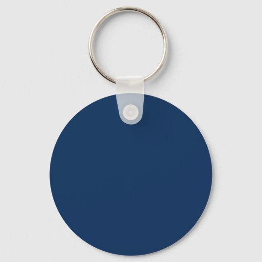 Personaliseer Blue Carriage Baby shower Favor Sleutelhanger (Achterkant)
