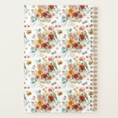 Personaliseer Boho Floral Nurse Afstuderen Gift Planner (Achterkant)