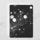 PERSONALISEER: Bokeh Blizzard Aangepast Kaart (Achterkant)