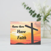 Personaliseer Briefkaart heeft vertrouwen (Staand voorkant)