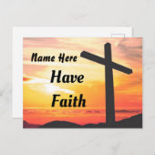 Personaliseer Briefkaart heeft vertrouwen (Voorkant / Achterkant)