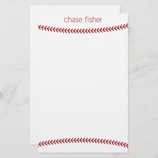 personaliseer briefpapier (Voorkant / Achterkant)