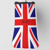 Personaliseer Britse vlag Golfheadcover (Draai 90)