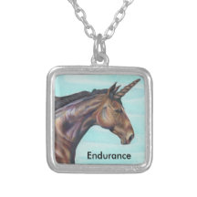 personaliseer bruine unicorn-paardenkleurpotlood