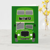 Personaliseer Bus van het Dek van Hampshire & van Kaart (Gele Bloem)