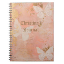Personaliseer  Butterfly Journal
