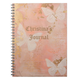 Personaliseer Butterfly Journal Notitieboek