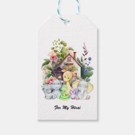 Personaliseer cadeau Label | Cute Animal Gift Labe Cadeaulabel