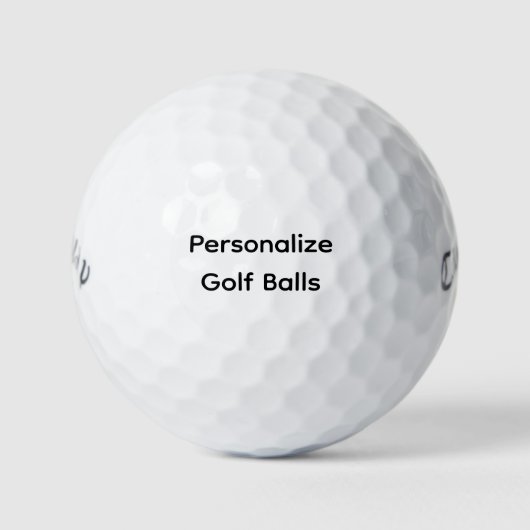Personaliseer Callaway Golf Warbird Golfballen (Voorkant)
