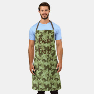Personaliseer Camouflage Pap cadeau Schort