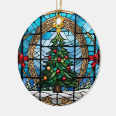 Personaliseer Ceramic Circle Ornament (Links)