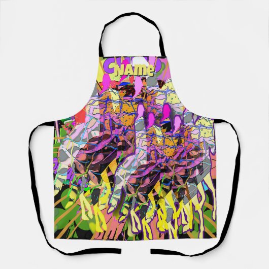 Personaliseer Chaos Kitchen Craft Schort (Voorkant)