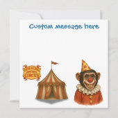 Personaliseer: Chester de clown chimpansee (Voorkant)
