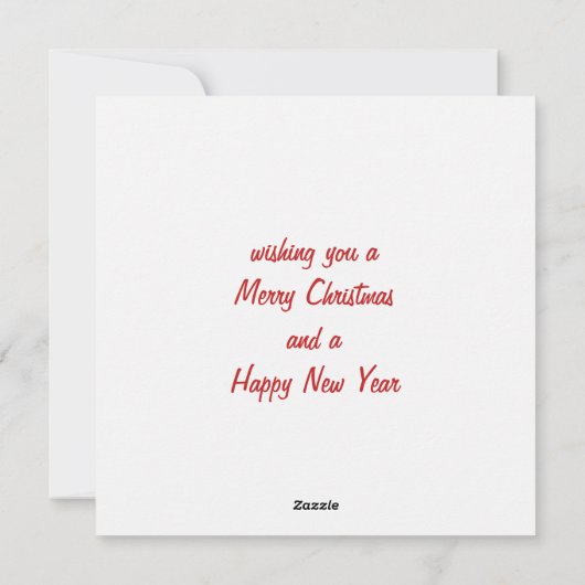 Personaliseer Christmas Corgi met rendiergewei Feestdagenkaart (Achterkant)