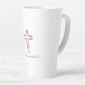 Personaliseer Christmas Holly Cross Latte Mok (Rechterhoek)