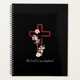 Personaliseer Christmas Holly Cross Planner