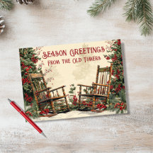 Personaliseer Christmas Winter Rocking Chair