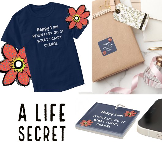 Personaliseer Citaat Typografie  Vierkante Sticker