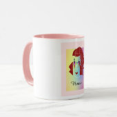 Personaliseer Classic White Glare Fun Mok (Voorkant links)