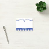 Personaliseer Classy Electric Blue Post-it® Notes (Kantoor)