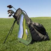 Personaliseer Clip - Op Zachte Golfhanddoek (Groen)