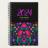 Personaliseer Cool Esthetic BOHO FOLK Ongedateerd  Planner (Voorkant)