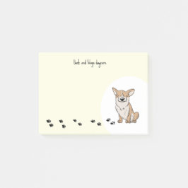 Personaliseer Corgi Post-it® Notes