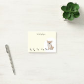 Personaliseer Corgi Post-it® Notes (Kantoor)