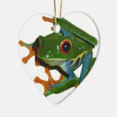Personaliseer Costa Rica Red Eyed Frog Keramisch Ornament (Links)