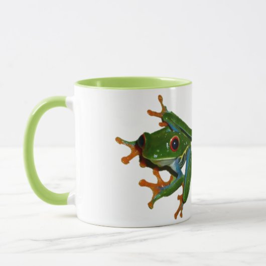 Personaliseer Costa Rica Red Eyed Frog Mok (Links)