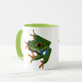 Personaliseer Costa Rica Red Eyed Frog Mok (Voorkant links)