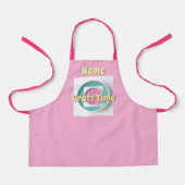 Personaliseer Craft Time Pink Schort (Voorkant)