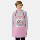 Personaliseer Craft Time Pink Schort (Gedragen)