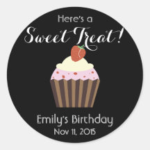 Personaliseer Cupcake: Aardbei Shortcake Favor