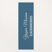 Personaliseer Cute Minimalist Yoga Moeder Mat met (Voorkant)