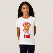 Personaliseer Cute Summer Time Fun Kids T-shirt (Voorkant volledig)