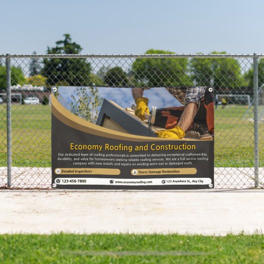 Personaliseer dakbedekkingsservice Zakelijk Gedeta Spandoek (Insitu)