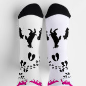 PERSONALISEER Dancing Goats en HoofdAfdrukken Soks Sokken (Top)