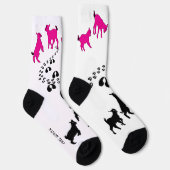 PERSONALISEER Dancing Goats en HoofdAfdrukken Soks Sokken (Rechts)