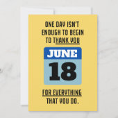 PERSONALISEER DANK JE WEL VOOR MANNEN  FEESTDAGENKAART (Voorkant)