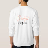 Personaliseer - Dankbaar voor de kleine dingen, Gr Trui (Achterkant)