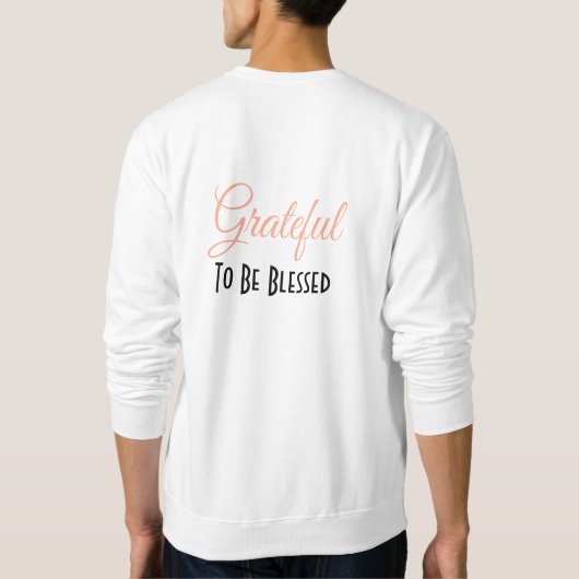 Personaliseer - Dankbaar voor de kleine dingen, Gr Trui (Achterkant)