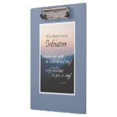 Personaliseer de 10e Congraten van de Orde van de  Klembord (Links)