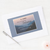 Personaliseer de 15e Congraten van de Orde van het Rechthoekige Sticker (Envelop)