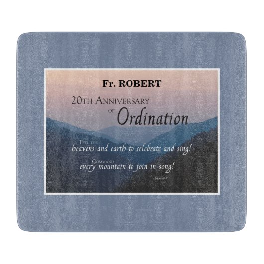 Personaliseer de 20e Congraten van de Orde van de  Snijplank (Voorkant)