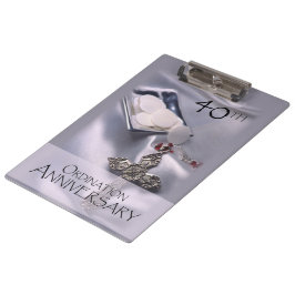 Personaliseer de 40ste Congraten van het Jubileum  Klembord