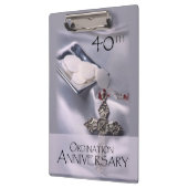 Personaliseer de 40ste Congraten van het Jubileum  Klembord (Links)