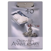 Personaliseer de 40ste Congraten van het Jubileum  Klembord (Voorkant)