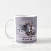 Personaliseer de 40ste Congraten van het Jubileum Koffiemok (Links)
